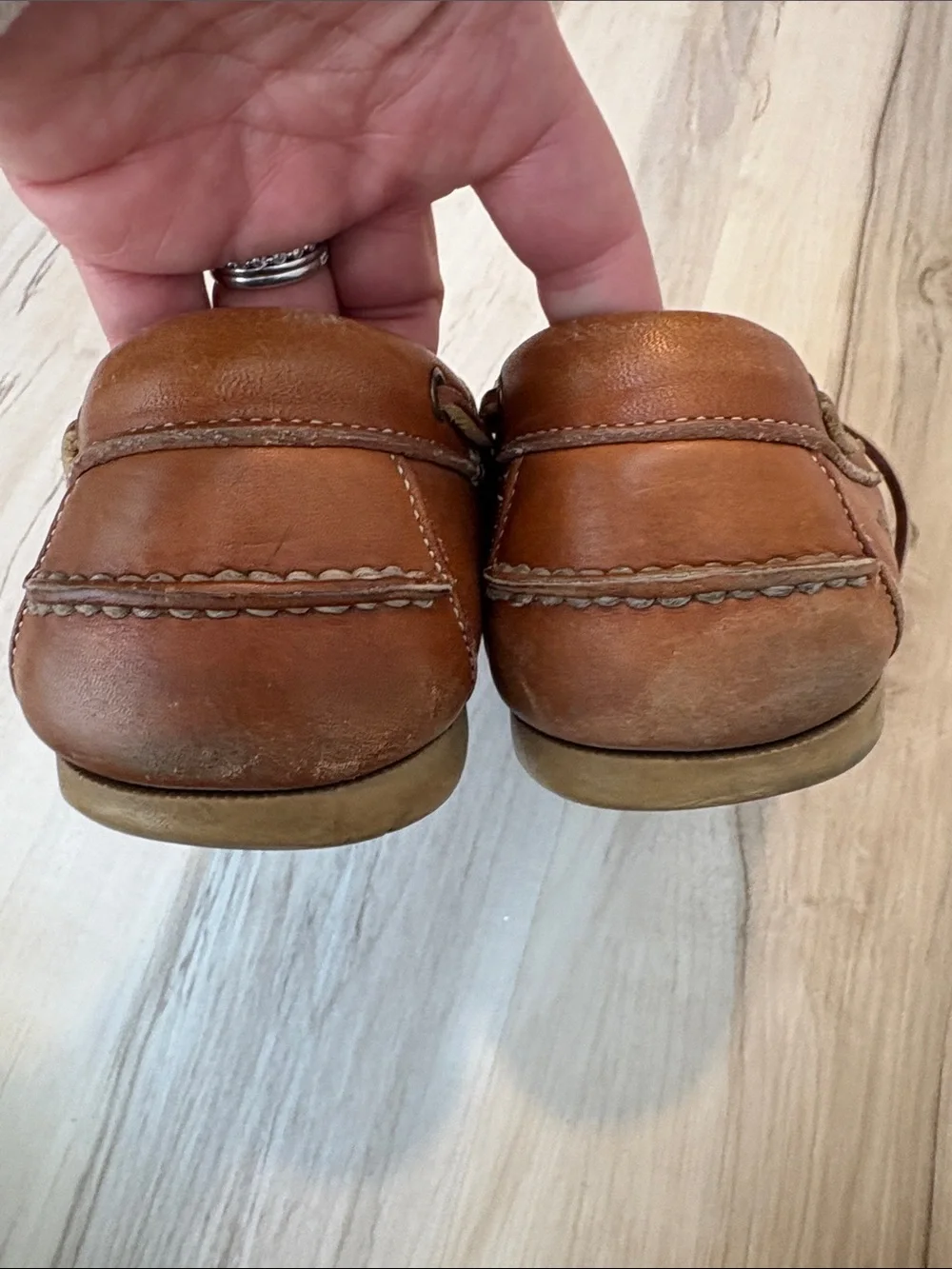 Classic Brown Leather Boat Shoes